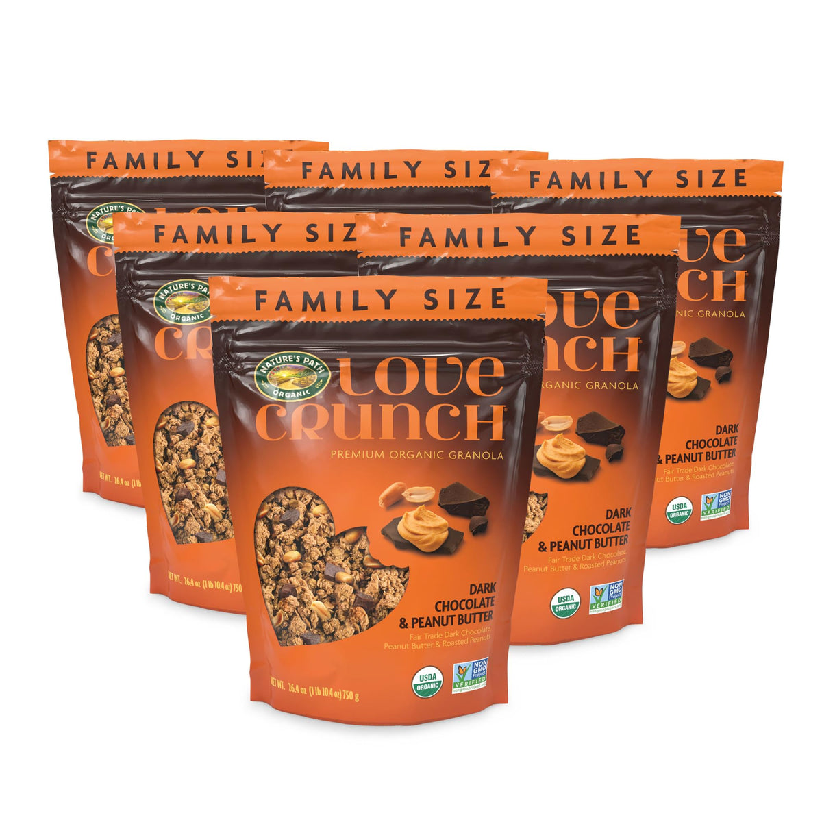 Love Crunch granola clusters with rich crunch and flavor for breakfast