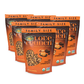 Love Crunch granola clusters with rich crunch and flavor for breakfast