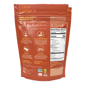 Love Crunch setting with sea salt to enhance flavor and texture