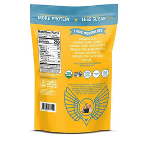 Lovebird Organic Protein Granola ingredients close-up highlighting seven real ingredients