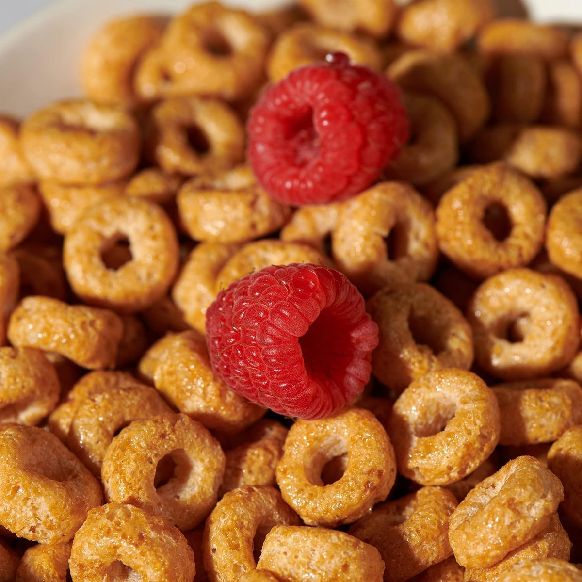 Lovebird Organic Cereal adults enjoying a quick, unsweetened breakfast or snack.