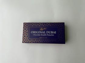 Lovetta Dubai Pistachio Knafeh bar luxury gift idea display.