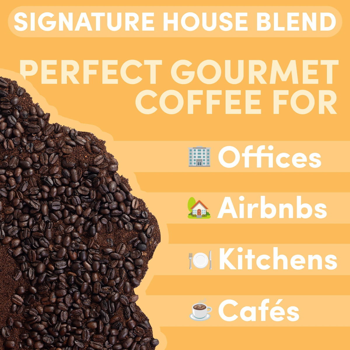 Low-acid blend cup offering gentle, easy drinking