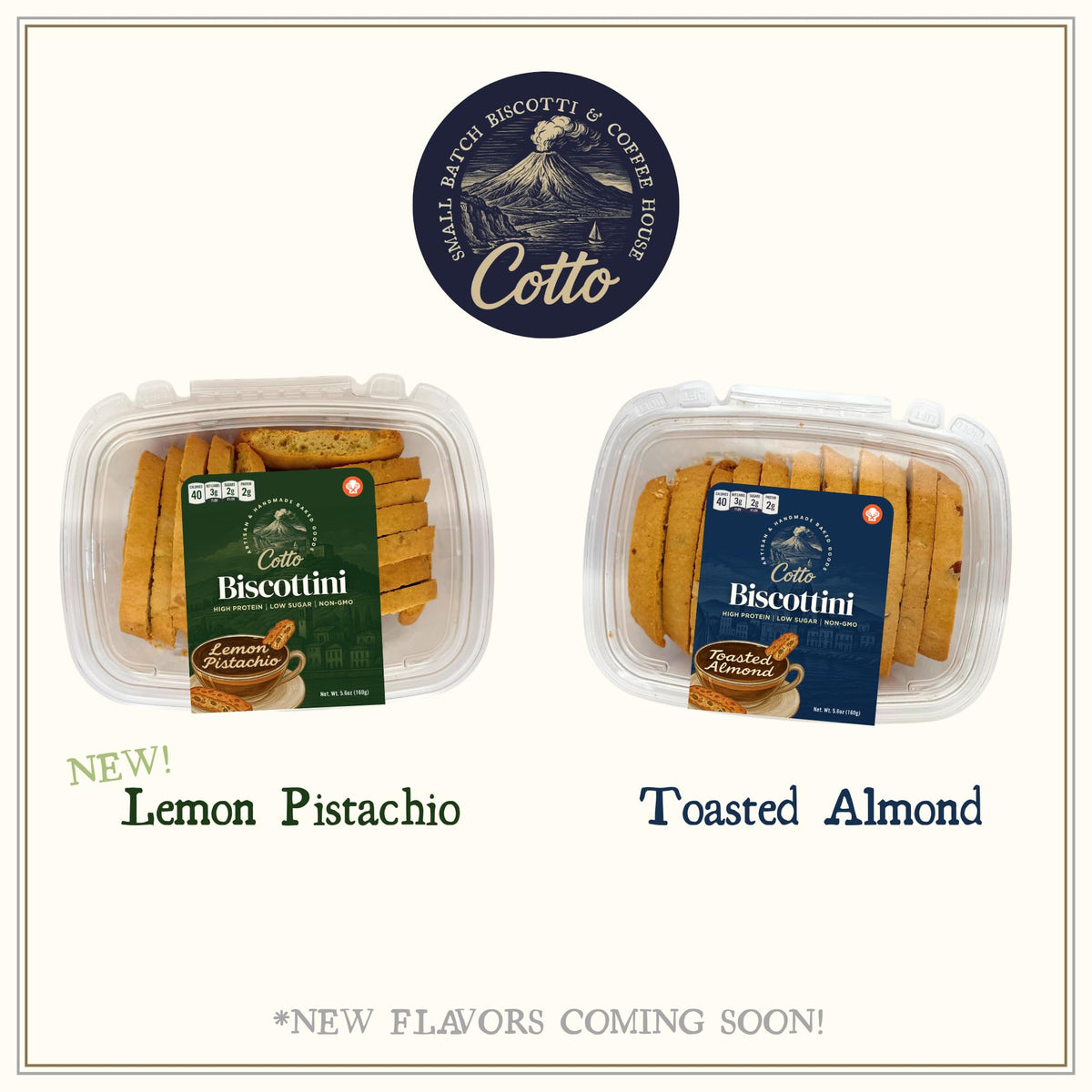 Biscotti paired with espresso, showcasing citrus and nut crunch