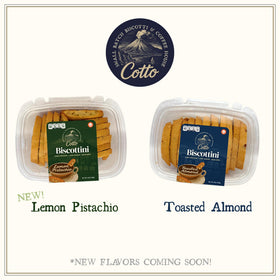 Biscotti paired with espresso, showcasing citrus and nut crunch