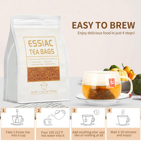 Caffeine-free Loywoqi Essiac Tea Bags offering premium flavor.