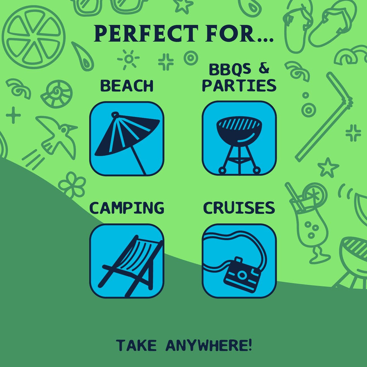 Store Lt. Blender Margarita in a Bag in the freezer for on-demand drinks.