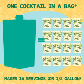 No blender needed with Mojito in a Bag, ready to freeze
