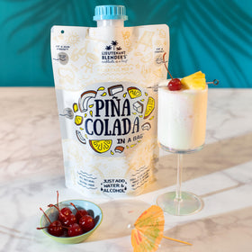 Lt. Blender Pina Colada in a Bag award-winning pina colada flavor.