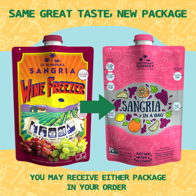 Lt. Blender Sangria in a Bag with dehydrated fruits highlights real fruit flavor and easy prep.