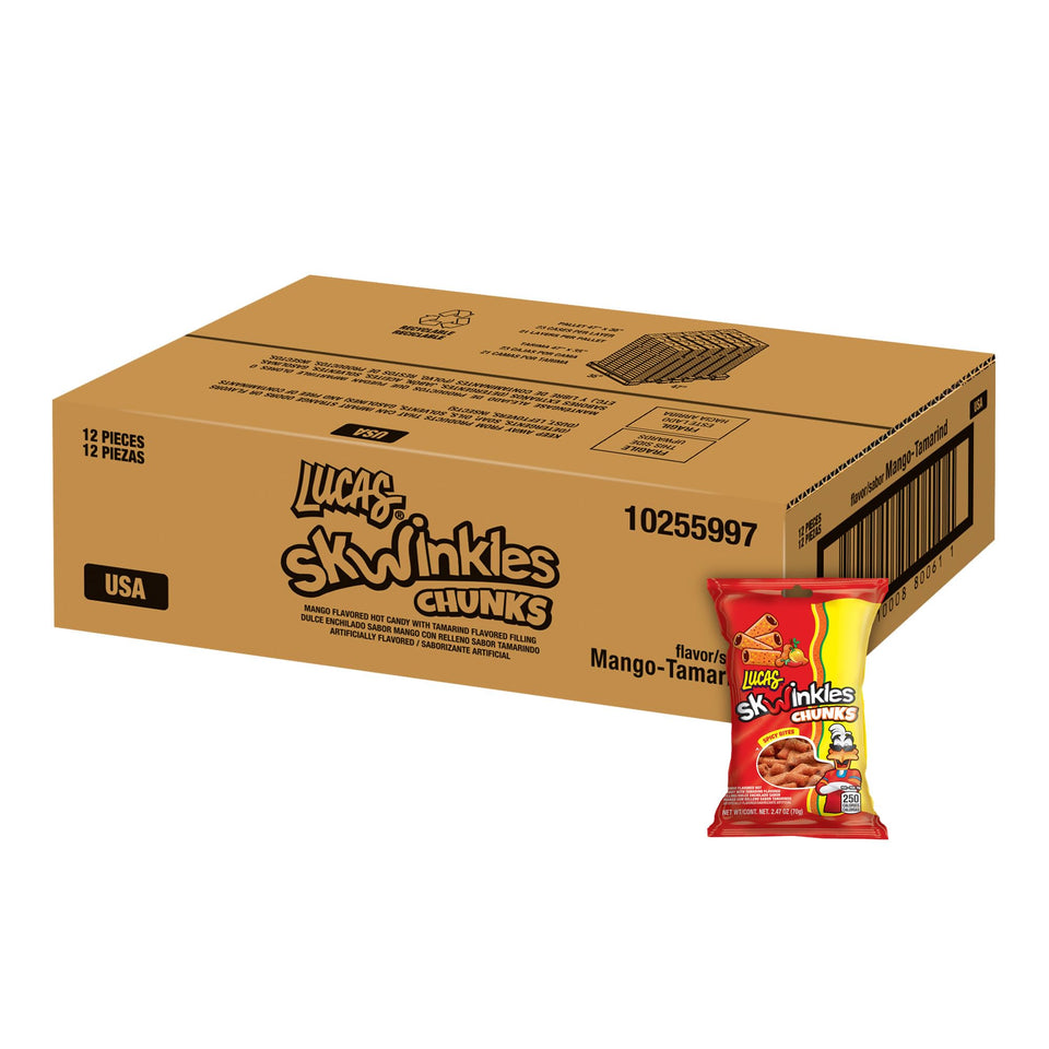 Lucas Skwinkles mango tamarind candy pack — tangy mango with tamarind center for gatherings.