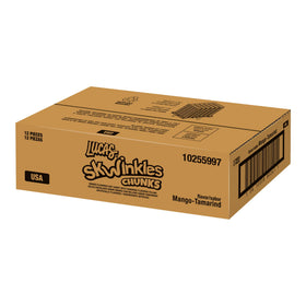 Lucas Skwinkles mango tamarind texture — chewy bite ideal for sharing at parties.
