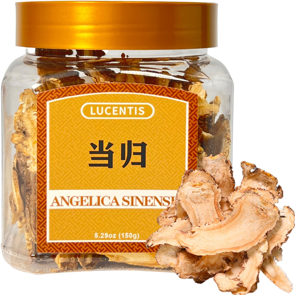 LUCENTIS Dang Gui tea slices in package for easy daily brewing