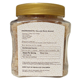 Lucentis yellow crystal sugar packaging shot for easy storage and gifting.