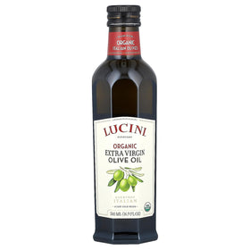 Lucini Organic Everyday Olive Oil bottle elevates everyday cooking with balanced flavor