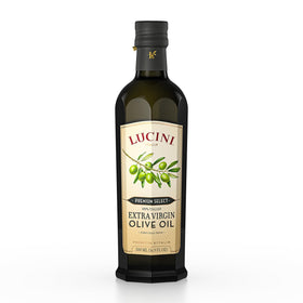 Lucini Premium Select olive oil bottle front for everyday cooking