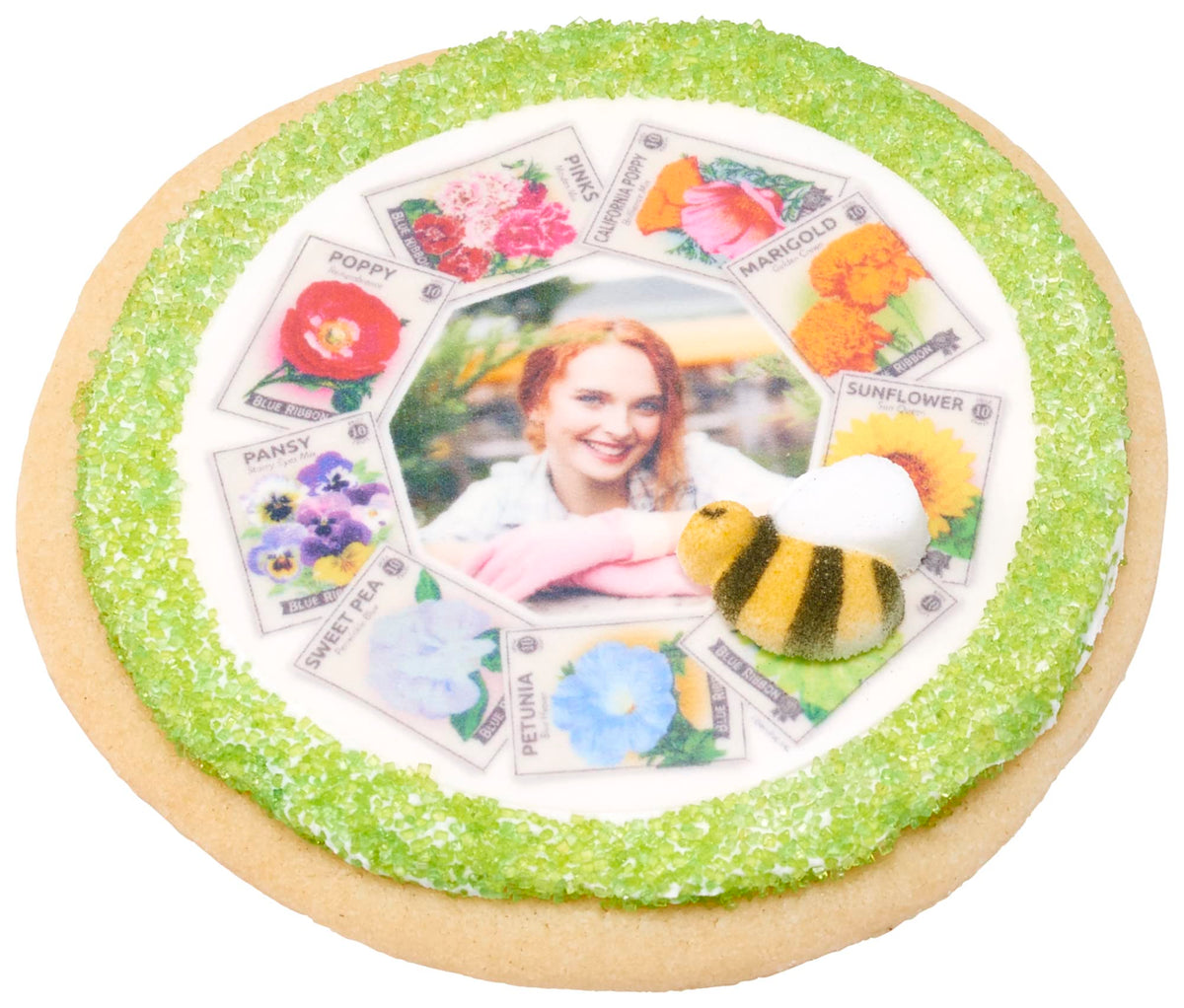 Lucks Dec-Ons bee toppers withstand freezing and thawing without color bleed.