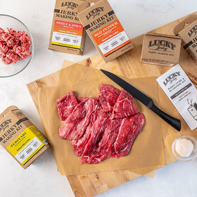 Lucky Beef Jerky The Heat kit drying area for even texture during cure