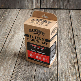 Lucky Beef Jerky The Heat kit slab-style option for thicker jerky bites