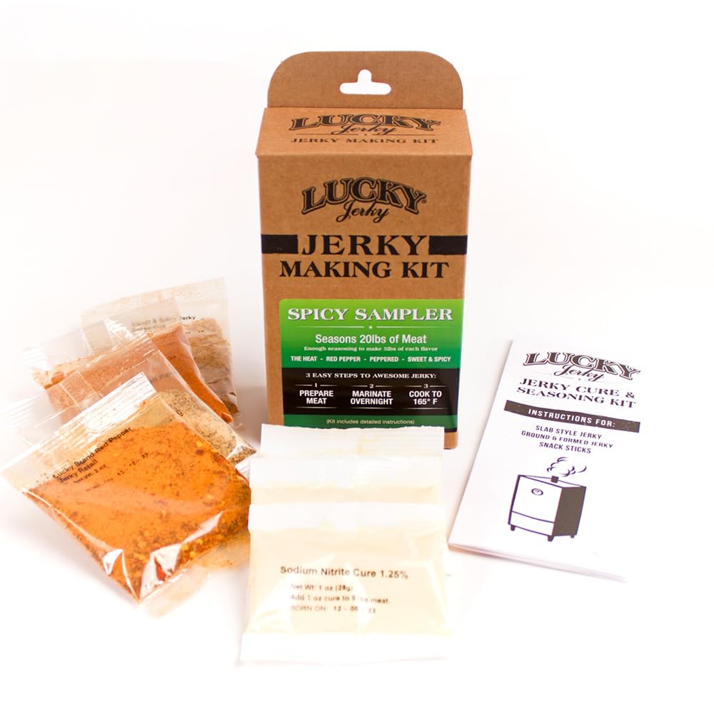 Lucky Beef Jerky kit black pepper packet delivers classic bite and balance