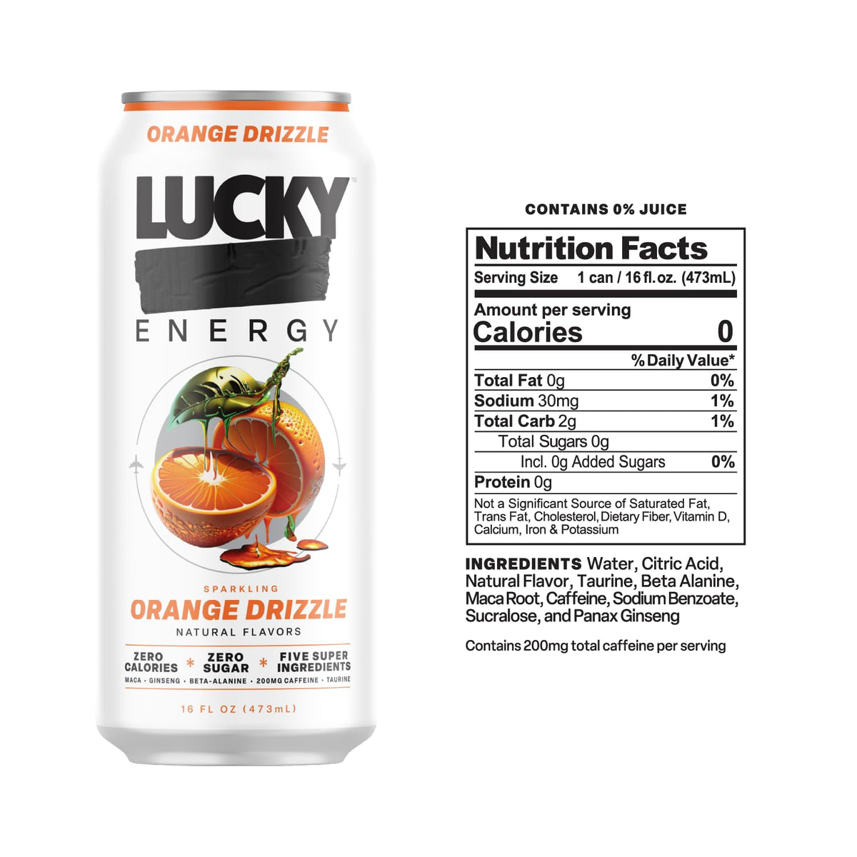 Lucky Energy 12-pack on shelf showcases bold flavor and convenient energy boosts