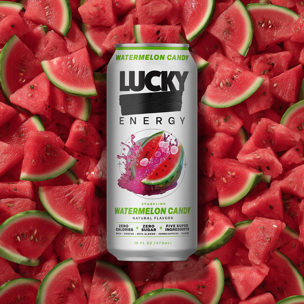 Lucky Energy beta-alanine and taurine formula supports steady energy.