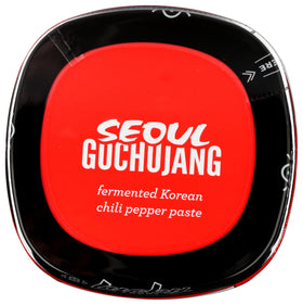 Lucky Foods Seoul Gochujang spoonful ready for simmering sauces and tastes
