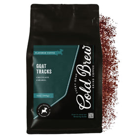 Lucky Goat cold brew bag with rich flavor for smooth iced coffee.