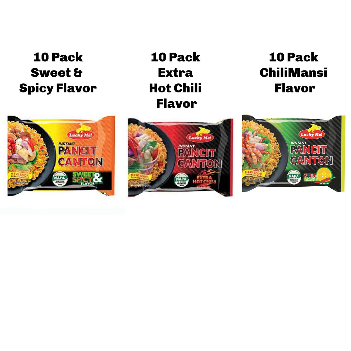 Lucky Me Pancit Canton Hot Chili flavor noodles delivering fiery heat for spice lovers
