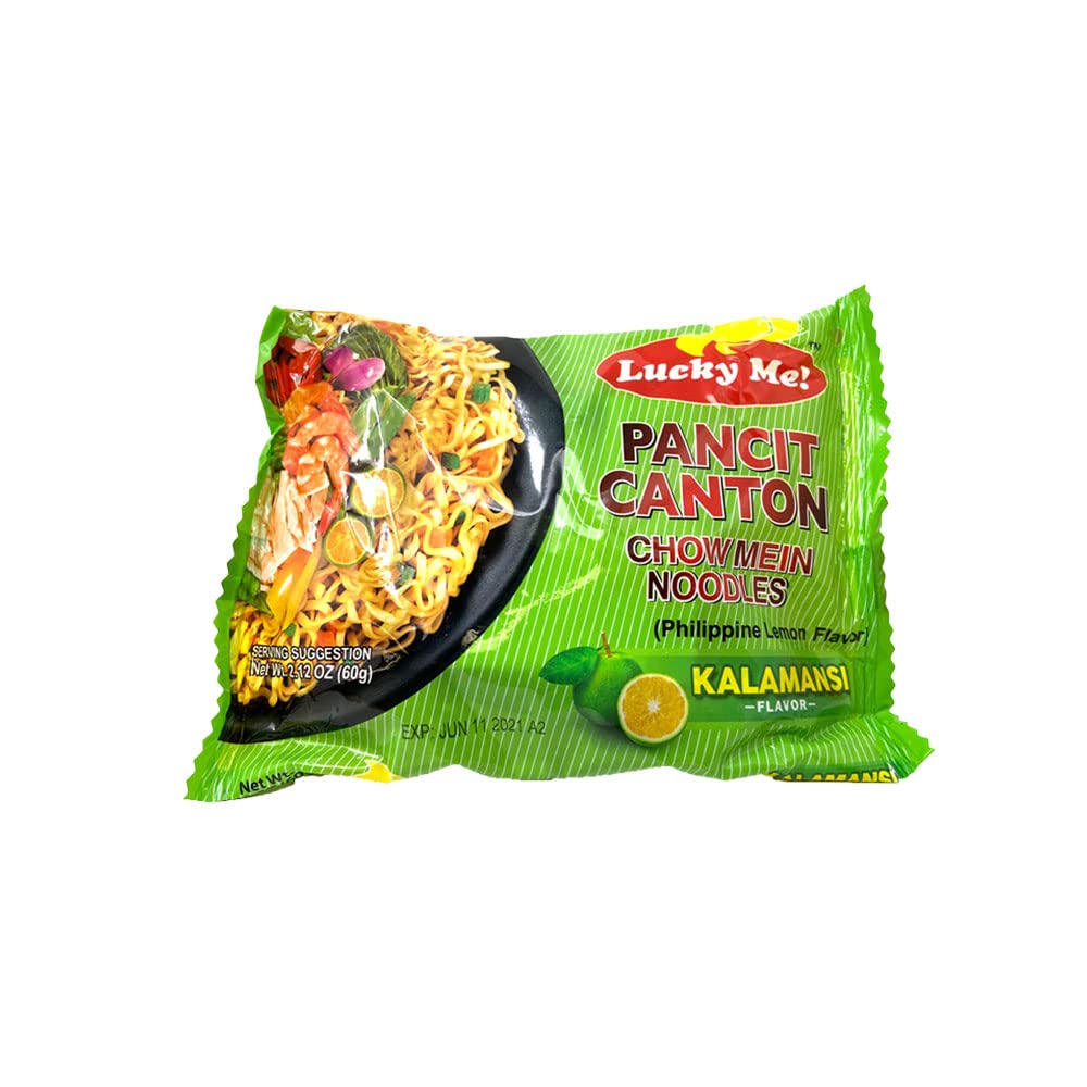 Lucky Me! Pancit Canton Kalamansi pack-front for everyday convenience and easy meal prep.