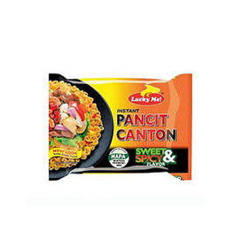 Lucky Me Pancit Canton seasoning packets simplify quick meal prep