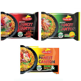Lucky Me Pancit Canton variety pack, 30 noodles, ideal for quick weeknight meals
