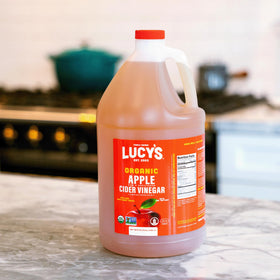 Close-up of Pacific Northwest apples used in Lucy’s vinegar
