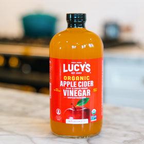 Lucy’s family-owned brand story evokes trusted sourcing and care.