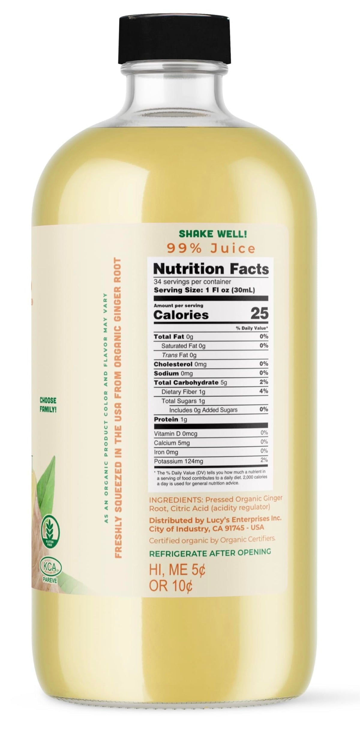 Lucy’s Ginger juice pour demonstrates quick, versatile use in shots or mixes