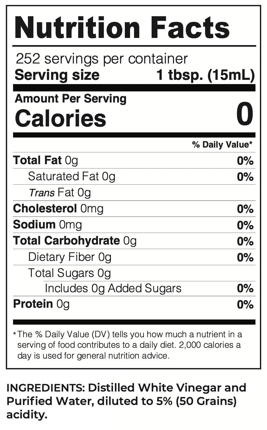 Lucy’s White Vinegar salt substitute supports cooking and baking.
