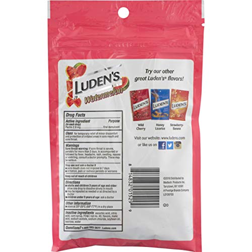 Luden's drops in a six-bag box ideal for group sharing