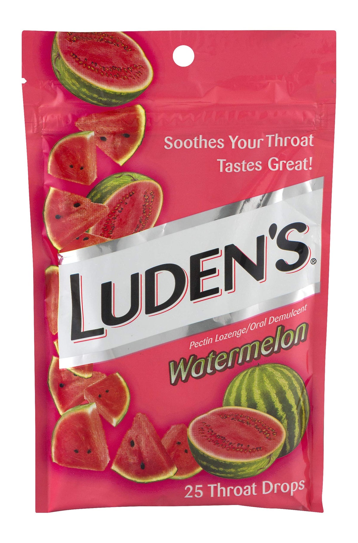 Luden's wild cherry and watermelon flavor packets for on-the-go moments
