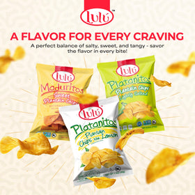 LULU Plantain Chips Lightly Salted bag for everyday snacking.
