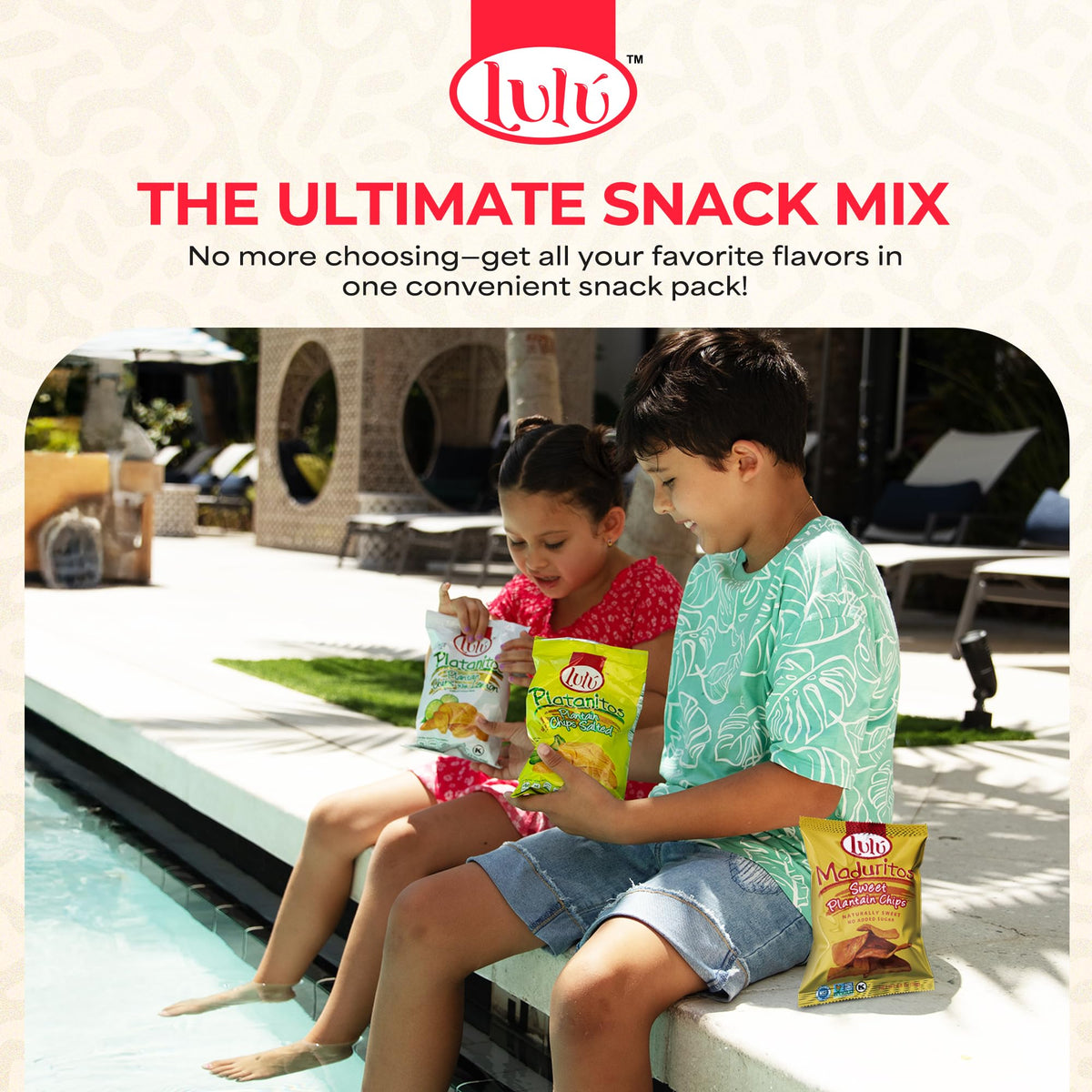 LULU Plantain Chips sustainably sourced from small farms.
