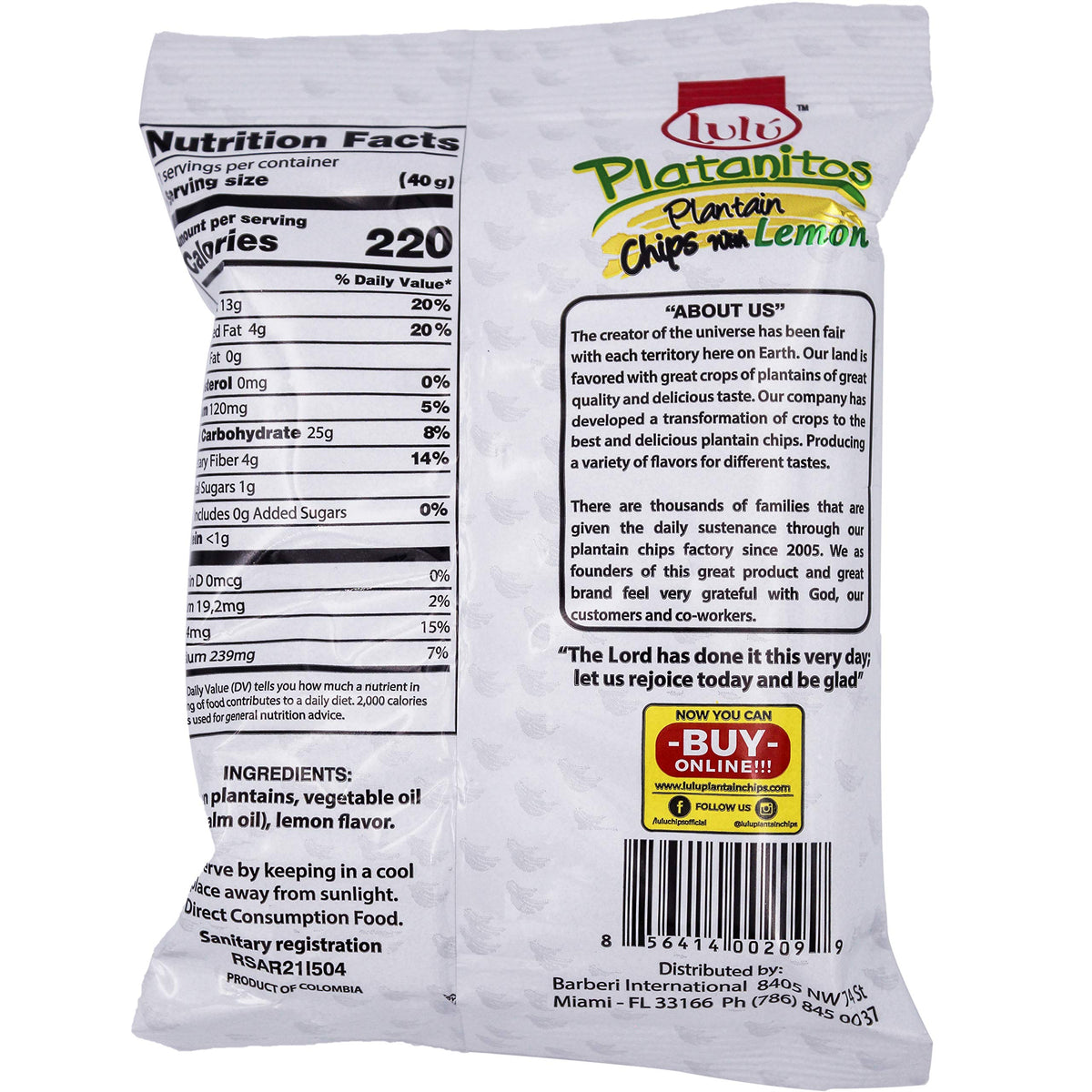 Serving suggestion: LULU Platanitos lemon chips with dips for a snack.