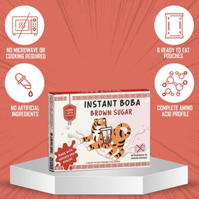 Lunar Lifts boba tea with pearls enhances shakes and desserts.