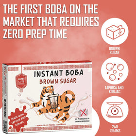 Lunar Lifts six-pack ready-to-eat pouches for quick boba toppings.