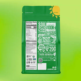 Lundberg Aromatic long-grain rice in a cooking shot, perfect for stir-fries.