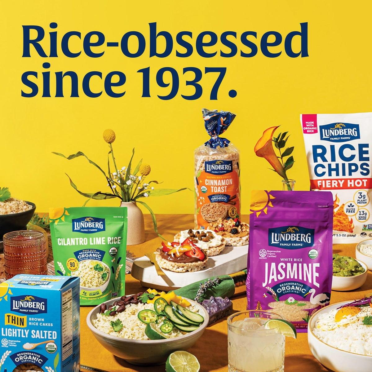 Lundberg Family Farms heritage since 1937 inspires trusted grain-forward choices