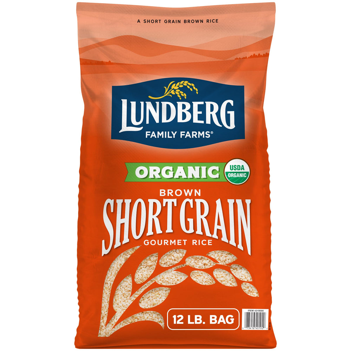 Lundberg Organic Short Grain Brown Rice bulk bag ready for pantry storage and everyday meals.