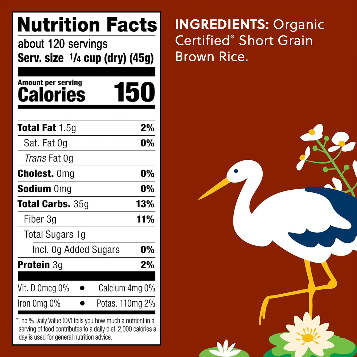 Lundberg Organic Short Grain Brown Rice displayed as a versatile pantry staple for bowls and soups.