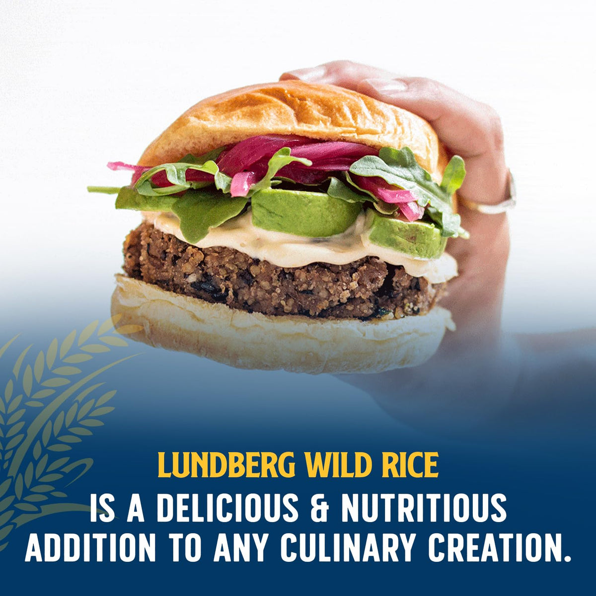 Lundberg Wild Rice 3-pack bags indicating pantry convenience and freshness.