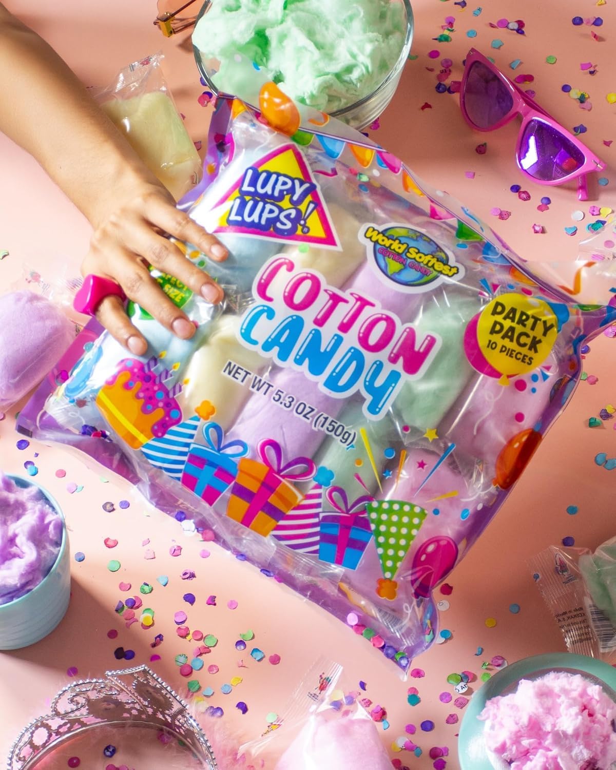 Lupy Lups! Fluffy texture for melt-in-your-mouth enjoyment.