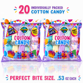 Lupy Lups! Mini bags with assorted flavors for easy, mess-free snacking.